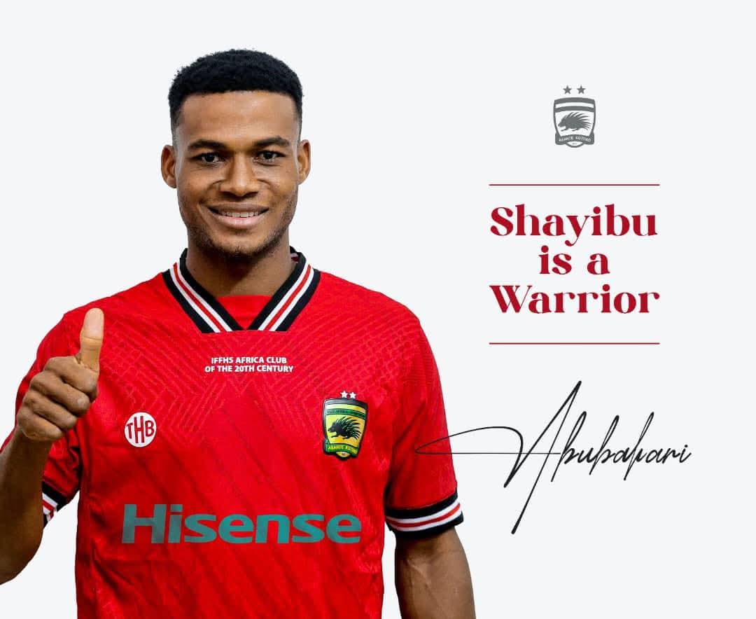 Asante Kotoko Confirm the Signing of Shayibu Abubakari on Three-Year Deal