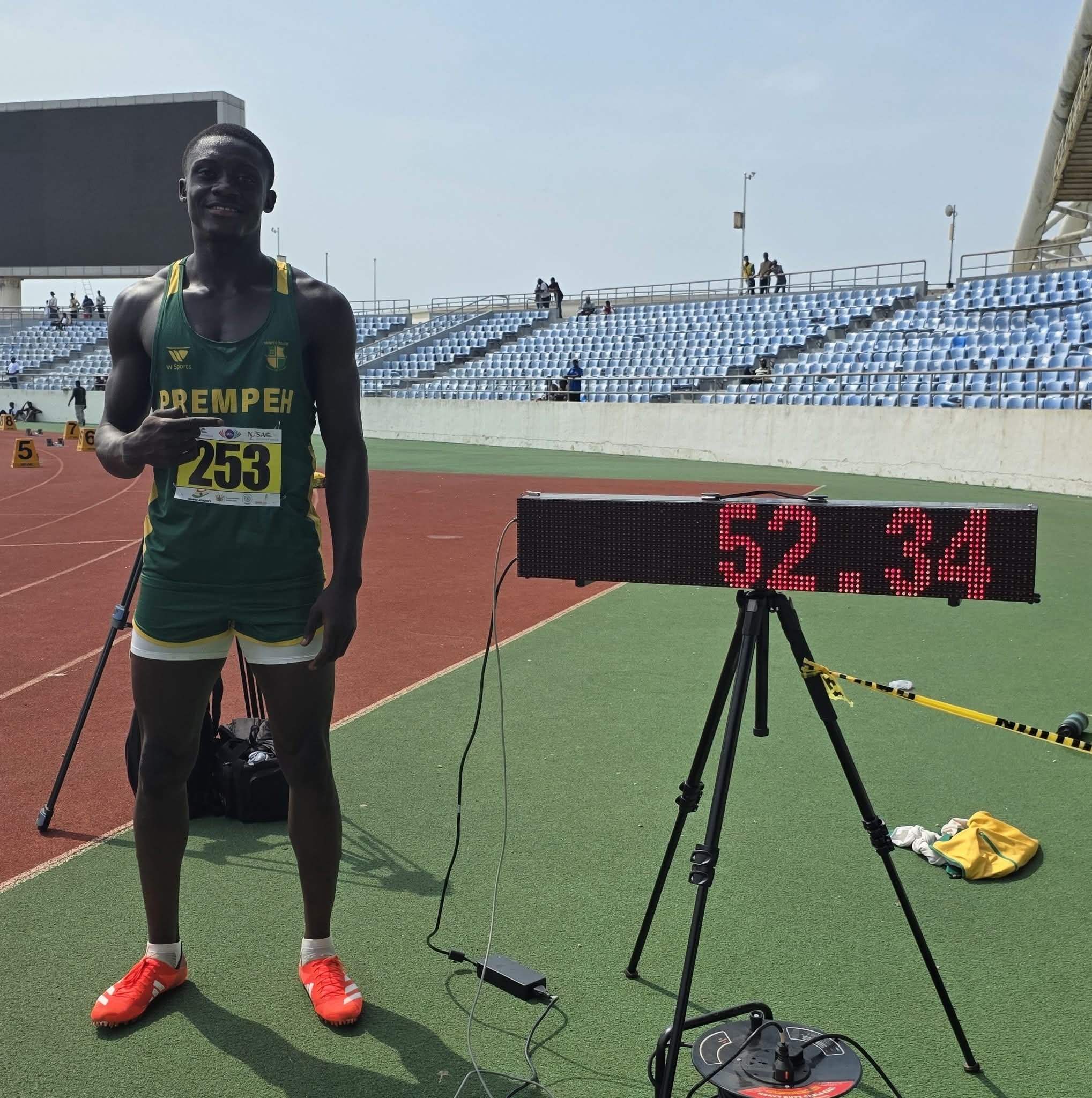 Cape Coast Open Championship 2026:Mammoudu Baba Sets New Personal Best to Win 400m Hurdles