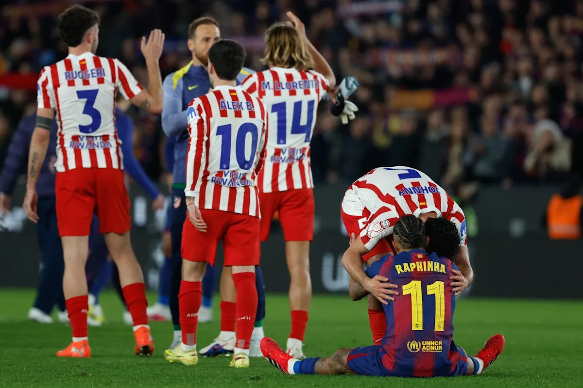Barcelona’s valiant comeback falls just short as Atletico Madrid reach Copa del Rey final