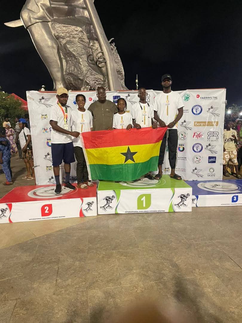 Ghana Strikes Gold and Silver at International Skating Debut