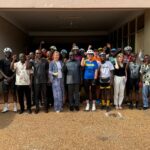 European Union Velocity Cycling Tour Plants 1,000 Trees while Passes Halfway Mark, Receives praise from Ghana Cycling Federation