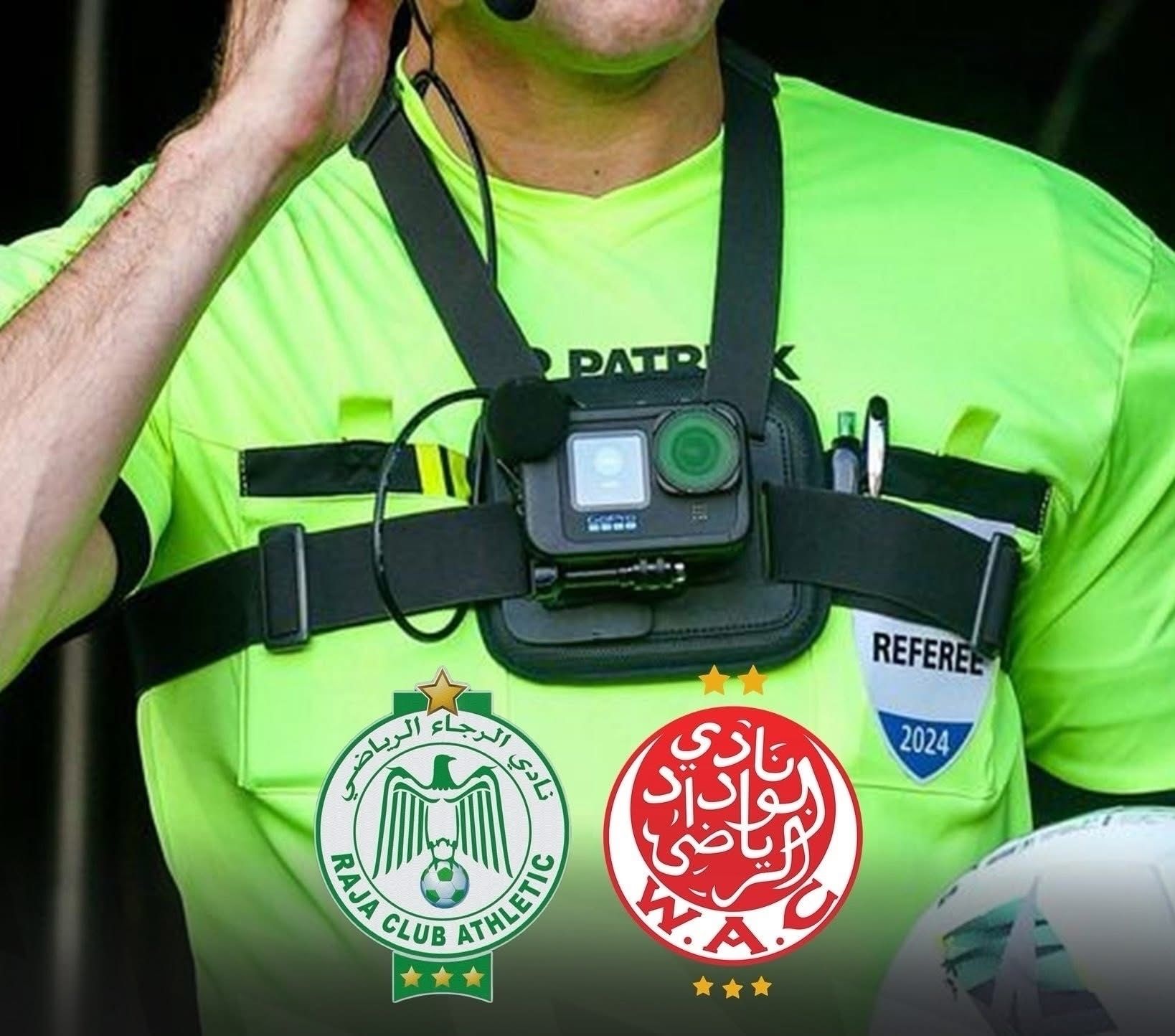 Africa’s First Referee Body Camera Set for Casablanca Derby as Wydad Mark 89 Years in Style
