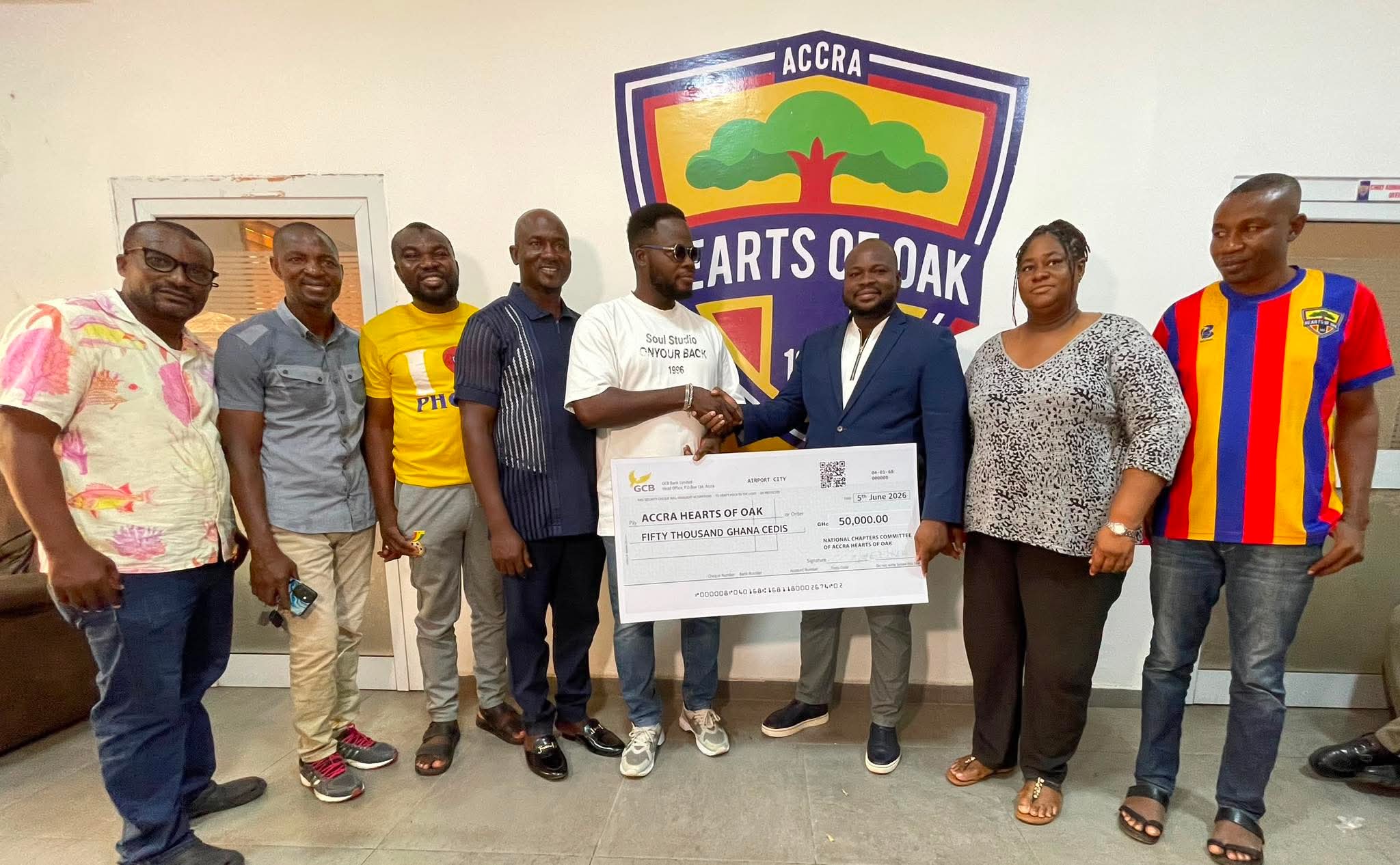 NCC Presents GHC50,000 Cash Donation to Accra Hearts of Oak