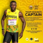 Joseph Paul Amoah Named Team Ghana’s Captain for Glasgow 2026