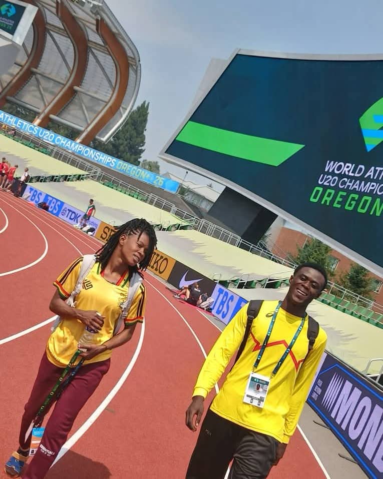 Godfred Opoku Storms to Automatic Qualification in U-20 400m; Aishatu Jaffar Bows Out in Oregon
