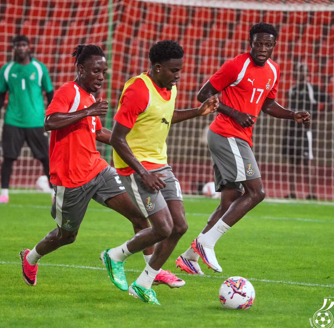 Photos: Black Stars Hold Final Training Session in Bouaké Ahead of AFCON Qualifier 